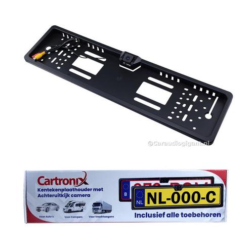 Cartronix RV-400 kentekenplaathouder met camera Voor Auto -, Auto diversen, Achteruitrijcamera's, Nieuw, Ophalen of Verzenden