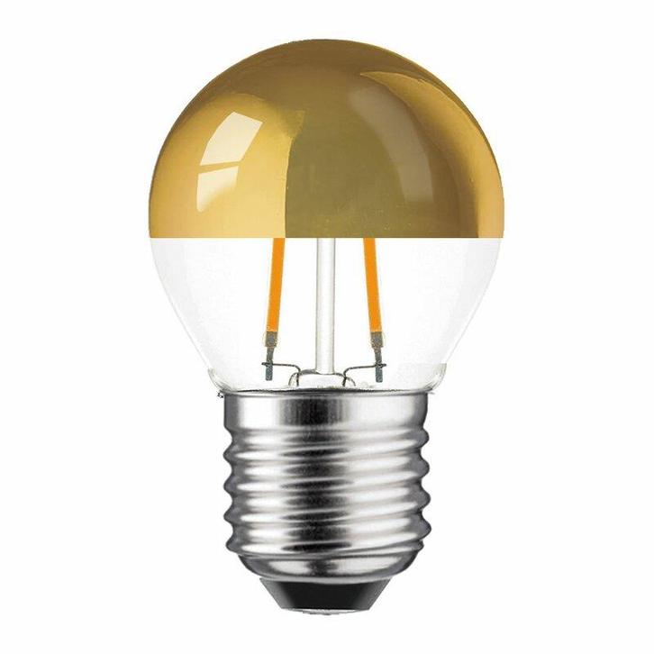 Ledmaxx LED kopspiegellamp goud E27 2W 180lm 2700K Niet-D..., Huis en Inrichting, Lampen | Overige, Nieuw, Ophalen of Verzenden