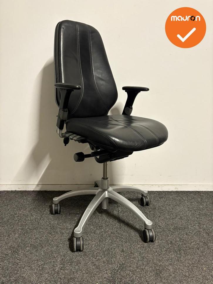 RH Logic 400 XL  - Met bestaande zwart leren bekleding - Gri, Zakelijke goederen, Kantoor en Winkelinrichting | Kantoormeubilair en Inrichting
