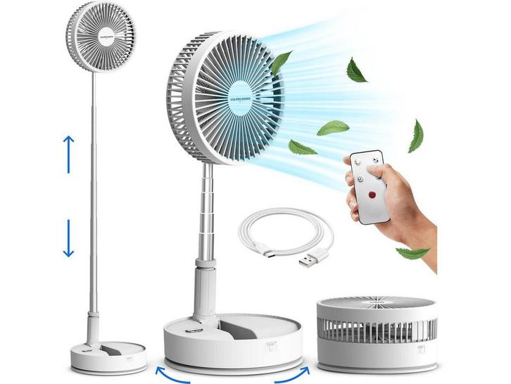 Vulpes Goods® Tech - Ventilator PRO - Draadloos Oplaadbaar -, Witgoed en Apparatuur, Ventilatoren, Nieuw, Verzenden