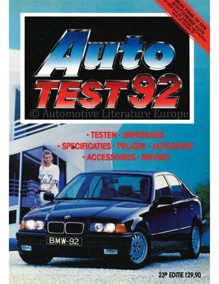 1992 AUTOTEST JAARBOEK NEDERLANDS, Boeken, Auto's | Folders en Tijdschriften