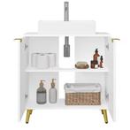 Modern Badkamer Onderkast voor Wastafel met Plank, Verzenden, Nieuw