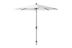 Platinum Riva stokparasol 2,5 m. rond - White, Nieuw, Stokparasol, Verzenden, Kantelbaar