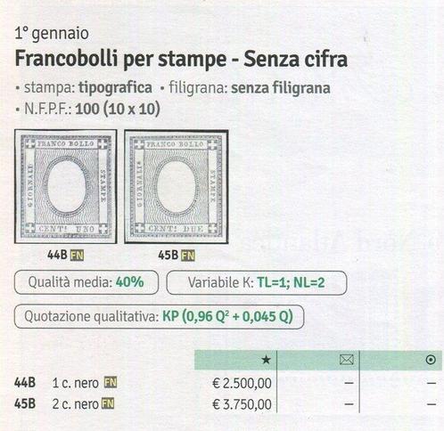 Italiaanse oude staten - Sardinië 1861 - Kranten 1 cent, Postzegels en Munten, Postzegels | Europa | Italië
