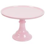 Taartplateau Roze Melamine Ø30x20cm, Verzenden, Nieuw