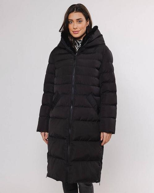 -30% Rino & Pelle  Rino & Pelle Coat 7002410 keilafur  maat, Kleding | Dames, Jassen | Winter, Zwart, Nieuw, Verzenden