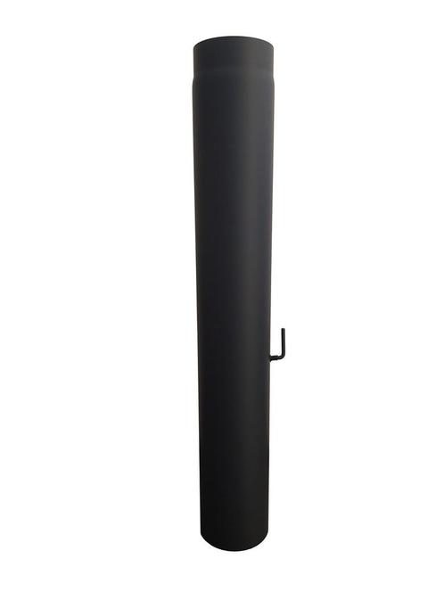 Kachelpijp L:100cm met smoorklep Ø130mm, Huis en Inrichting, Kachels, Vrijstaand, Nieuw, Hout, Ophalen of Verzenden