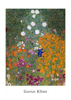 Kunstdruk Gustav Klimt - Bauerngarten 50x70cm, Nieuw, Verzenden