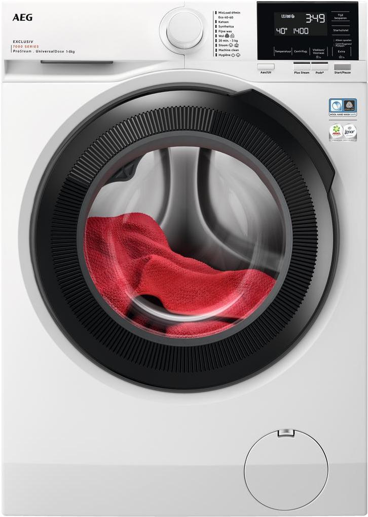 AEG LR73BREMEN wasmachine met ProSteam en 8 kg. - outlet, Witgoed en Apparatuur, Wasmachines, 1600 toeren of meer, 8 tot 10 kg