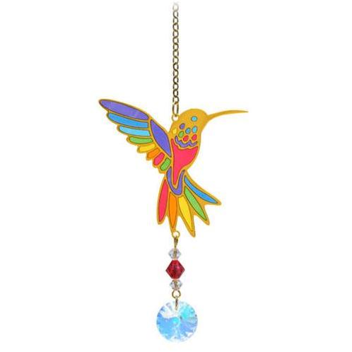 Suncatcher/Zonvanger/Zonnevanger - Kolibrie Regenboog - Crys, Huis en Inrichting, Woonaccessoires | Overige, Nieuw, Ophalen of Verzenden