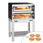 GGM Gastro | Elektrische pizzaoven - 4+4x 30cm - Handmatig |, Tuin en Terras, Pizzaovens, Verzenden, Nieuw, GGM Gastro