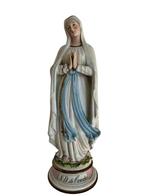 Beeld, Ste Marie de Lourdes - 46 cm - Biscuit porselein -, Antiek en Kunst