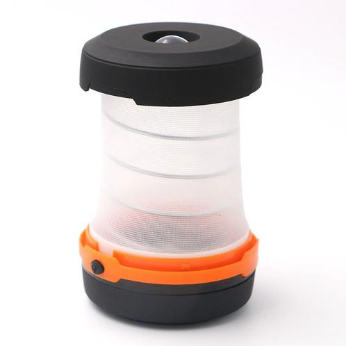 LED tentlamp | camping LEDlamp op batterij - uittrekbaar/zak, Huis en Inrichting, Lampen | Losse lampen, Nieuw, Verzenden