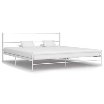 Bedframe 200x200 Metaal Wit: OP=OP, Slaapkamer Upgrade! beschikbaar voor biedingen