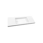 Wastafel Slim 120Cm Ondiep 35Cm Excl. Kraangat Glans Wit, Ophalen of Verzenden, Nieuw