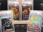 Pokémon - 4 Graded card - PSA, Nieuw