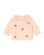 HEMA Newborn T-shirt fruit zalmroze, Verzenden, Nieuw