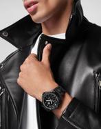 Philipp Plein PWAAA2022 The $kull Carbon Fiber horloge 44 mm, Nieuw, Overige merken, Staal, Kunststof