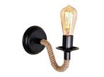 Veiling - iBella Living vintage touwlamp muur, Huis en Inrichting, Lampen | Wandlampen, Nieuw