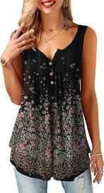 Dames Ruffle Button-Up Tanktops - Casual en Chic - Maat M, Huis en Inrichting, Verzenden, Nieuw