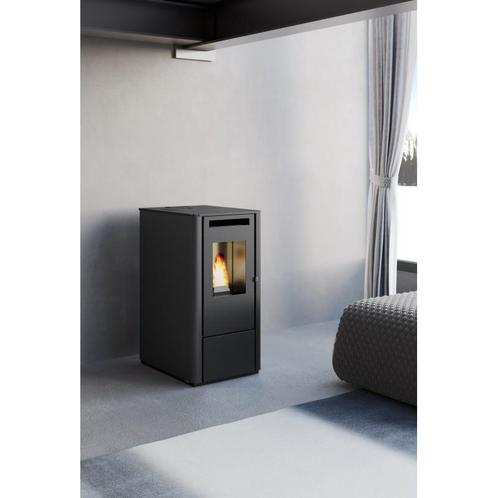 Eva Calor Pelletkachel Kali 8 kW verwarmt direct goedkoop, Huis en Inrichting, Kachels, Pelletkachel, Hout, Nieuw, Vrijstaand