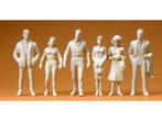 Preiser 45178 Passanten. 6 unbemalte Figuren 1:22,5, Ophalen of Verzenden, Nieuw