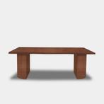 Tafel Boomstam Eikenhout  Half Rond  180x90, Huis en Inrichting, Tafels | Eettafels, Nieuw