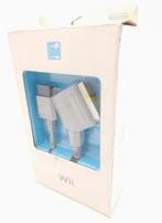 MarioWii.nl: Nintendo RGB Scart Kabel Grijs in Doos - iDEAL!, Ophalen of Verzenden, Zo goed als nieuw