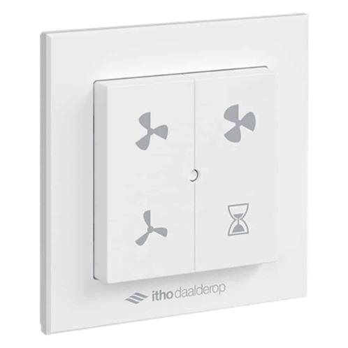 Itho Daalderop draadloze bediening AUTO RFT-N wit 04-00160, Doe-het-zelf en Verbouw, Ventilatie en Afzuiging, Ophalen of Verzenden