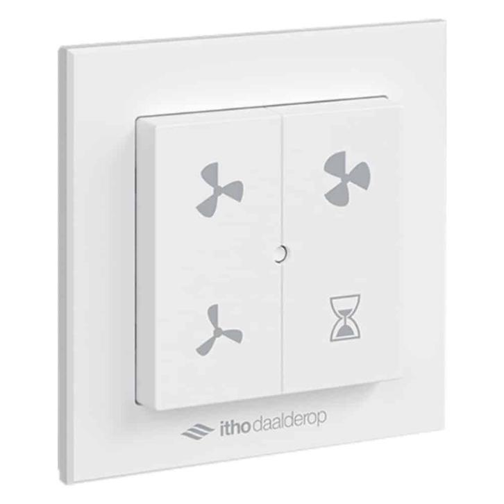 Itho Daalderop draadloze bediening AUTO RFT-N wit 04-00160, Doe-het-zelf en Verbouw, Ventilatie en Afzuiging, Ophalen of Verzenden