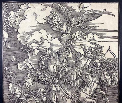 Albrecht Dürer (1471-1528), after - I quattro cavalieri, Antiek en Kunst, Antiek | Overige Antiek