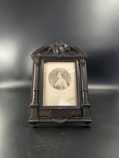 Fotolijst - Bois Durci, Gutta Percha - Victoriaanse, Antiek en Kunst, Antiek | Overige Antiek