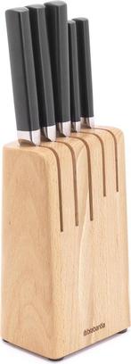 Brabantia Profile Messenset - met Messenblok - Hout -, Verzenden, Nieuw