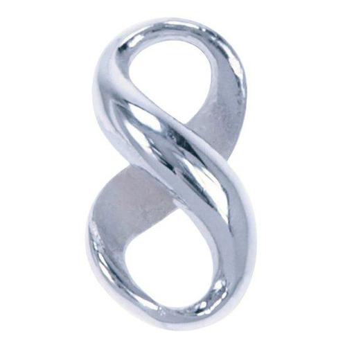 Zilveren Lemniscaat Infinity ketting hanger - staand, Sieraden, Tassen en Uiterlijk, Kettinghangers, Verzenden