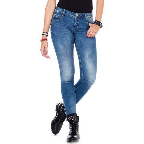 Cipo & Baxx Slim fit jeans met stretch, Kleding | Dames, Spijkerbroeken en Jeans, Nieuw, Verzenden