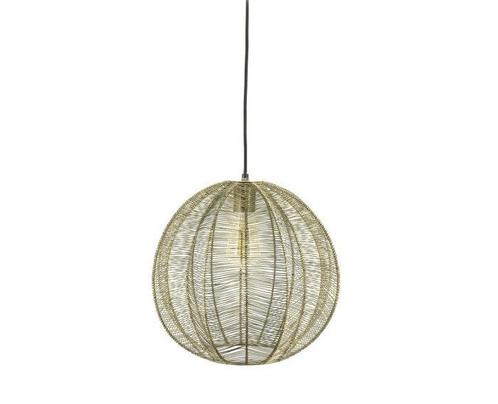 Hanglamp Floss Brons | BY-BOO 210072, Huis en Inrichting, Lampen | Hanglampen, Nieuw, Ophalen of Verzenden