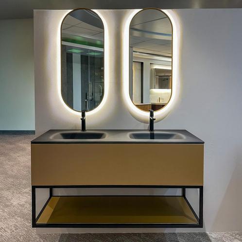Detremmerie No limit de Luxe 1200 Pearl Gold, Huis en Inrichting, Badkamer | Badkamermeubels, Wasbak of Wastafel, 100 tot 150 cm