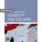 Usability for the Web 9781558606586 Tom Brinck, Boeken, Verzenden, Zo goed als nieuw, Tom Brinck