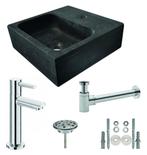 One Pack Hardstenen fontein vierkant 30x30x10  compl., Verzenden, Nieuw