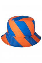 Vissershoedje Blauw/Oranje, Verzenden, Nieuw