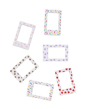 HEMA Magnetische fotoframes confetti - 6 stuks beschikbaar voor biedingen