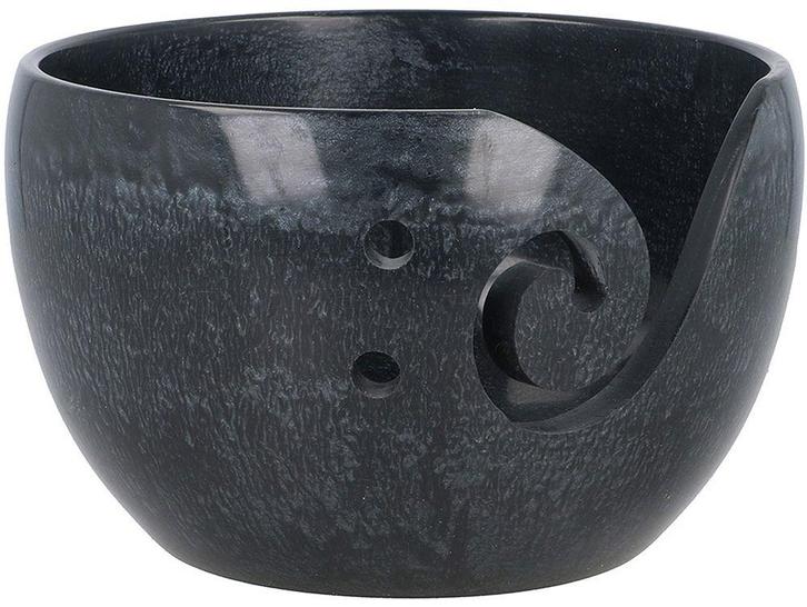 Scheepjes Yarn Bowl - Zwart Parelmoer effect - 13x8cm, Hobby en Vrije tijd, Breien en Haken, Ophalen of Verzenden