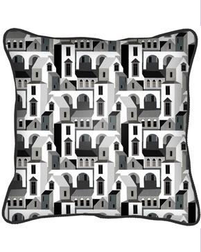 Luxe Sierkussen Santiago Zwart, Huis en Inrichting, Woonaccessoires | Kussens, Zwart, Nieuw, Vierkant