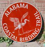 Alabama Coastal Birding Trail Straatbord - Origineel - Ø76cm, Ophalen, Gebruikt