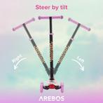 Kinderstep - LED Wielen - Verstelbaar - Vouwbaar - Roze - Ar, Fietsen en Brommers, Steps, Verzenden, Zo goed als nieuw