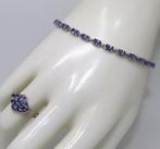 Zonder Minimumprijs - 2-delige sieradenset Zilver - 5.18ct.
