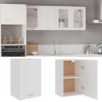 vidaXL Hangkast Lyon 39,5x31x60 cm bewerkt hout wit, Huis en Inrichting, Keuken | Keukenelementen, Verzenden, Nieuw, Wit