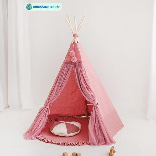 Tipi tent fairy met tule| Roze (kindertent) (Speelgoed), Kinderen en Baby's, Speelgoed | Speeltenten, Nieuw, Ophalen of Verzenden