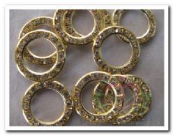 Trouwringen Strass goudkleur 10 stuks Trouwringen Str, Huis en Inrichting, Woonaccessoires | Kunstplanten en Kunstbloemen, Nieuw