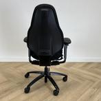 rH Mereo Ergo- bureaustoel zwarte stoffering, Gebruikt, Zwart, Ophalen of Verzenden, Bureaustoel